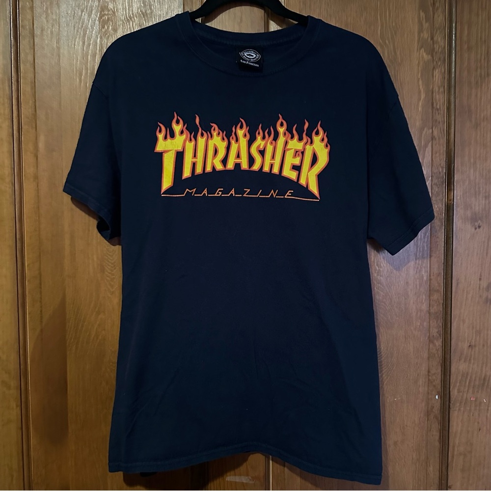 Thrasher Magazine Navy Tee